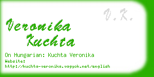 veronika kuchta business card